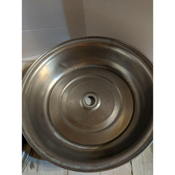 Set of 2 Stainless Steel Plate Cover For 9" Plates 9 3/8" Dia - Picture 6 of 6